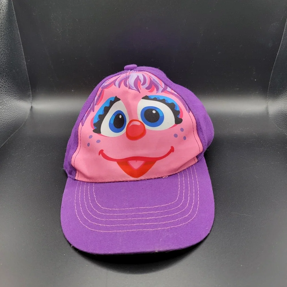 Sesame Street Abby Cap Hat Adjustable Girl Youth 100% Cotton Pink
